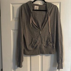 Express Mens XS Zip Up Hooded Athletic Jacket